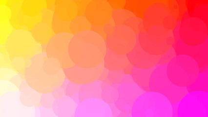 Vibrant Abstract Background with Overlapping Gradient Shapes in fuchsia, purple and violet Tones