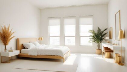 Photo interior modern design room 3d illustration