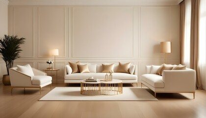 Photo interior modern design room 3d illustration