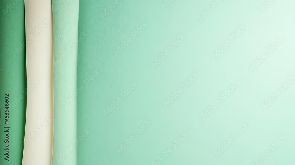 Poster a soft green background with subtle texture, ideal for creative and modern design projects or as a c