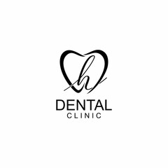 LINE ART DENTAL LOGO DESIGN
