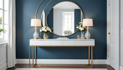 Photo interior modern design room 3d illustration