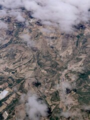 Landschaft in Portugal von oben