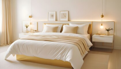 Photo interior modern design room 3d illustration