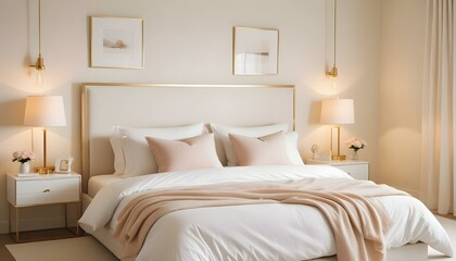 Photo interior modern design room 3d illustration