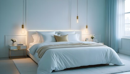 Photo interior modern design room 3d illustration