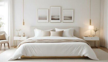 Photo interior modern design room 3d illustration