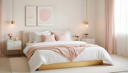 Photo interior modern design room 3d illustration