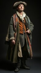 A model dressed in traditional German garments exudes cultural heritage and artistry