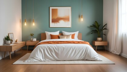 Photo interior modern design room 3d illustration