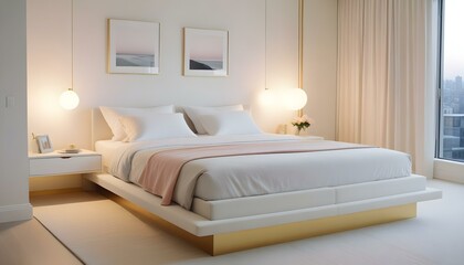 Photo interior modern design room 3d illustration