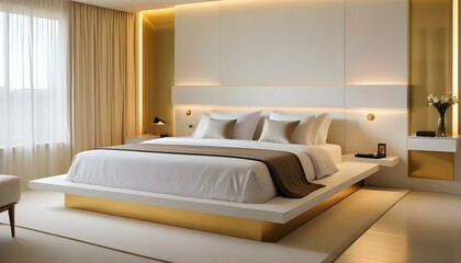 Photo interior modern design room 3d illustration