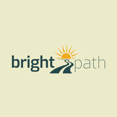 brightpath creative and modern logo design