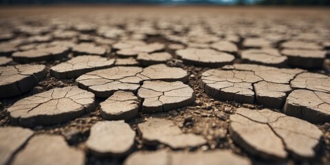 Cracked and Split Earth After Severe Earthquake Showcases Nature s Powerful Force.