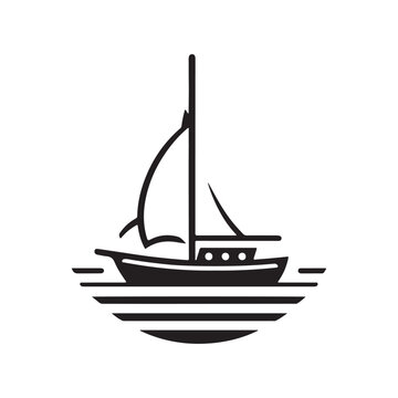 recommend clip art: Ketch Silhouette Vector Illustrations - High-Quality Nautical Graphics