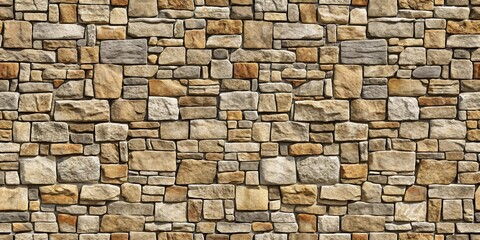 Obraz premium Seamless stone wall pattern with intricate texture