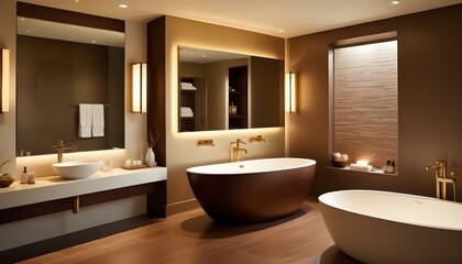 Photo interior modern design room 3d illustration