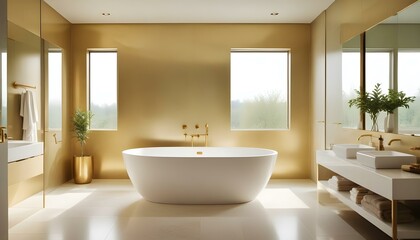 Photo interior modern design room 3d illustration