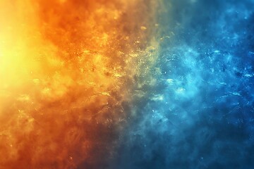 Fototapeta premium A close up of an orange and blue background