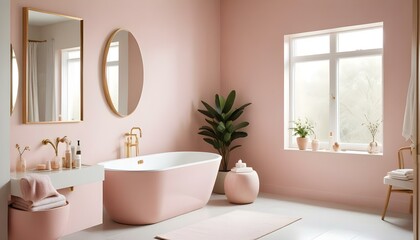 Fototapeta premium Photo interior modern design room 3d illustration