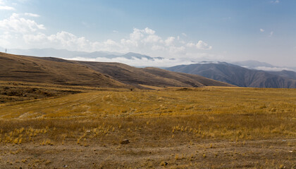 View of the mountains in Armenia