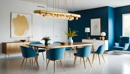 Photo interior modern design room 3d illustration
