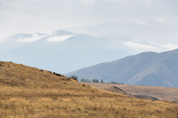View of the mountains in Armenia
