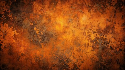 Abstract reflections of orange and black grunge texture create an intriguing and visually appealing composition, orange, vibrant, grunge, modern, artistic, digital, texture