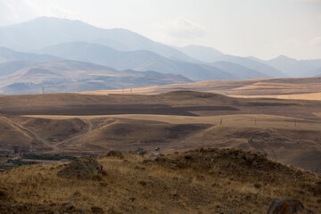 View of the mountains in Armenia