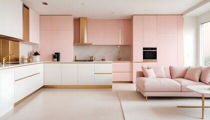 Photo interior modern design room 3d illustration