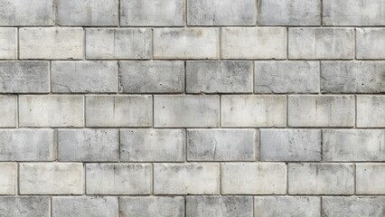 Obraz premium Seamless background and texture of a concrete block wall