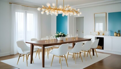 Photo interior modern design room 3d illustration