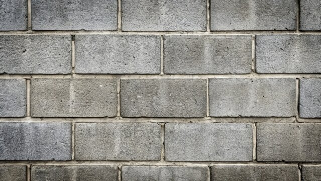 Close-up texture of a cinderblock wall, perfect for backgrounds in design projects