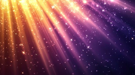 Fototapeta premium Stunning abstract image of radiant light rays and sparkling particles creating a magical atmosphere. Perfect for creative projects.
