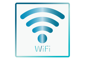 wifiグラデーション青