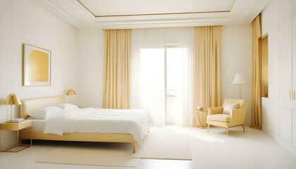 Photo interior modern design room 3d illustration