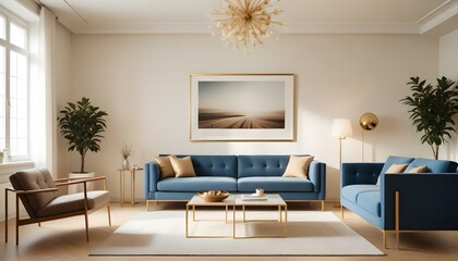 Photo interior modern design room 3d illustration