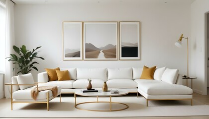 Photo interior modern design room 3d illustration