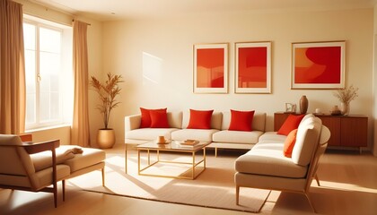 Photo interior modern design room 3d illustration
