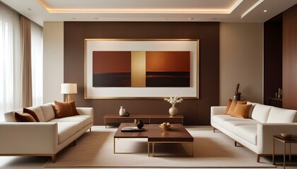 Photo interior modern design room 3d illustration