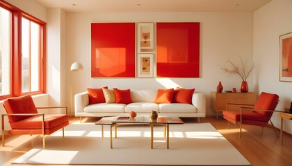 Photo interior modern design room 3d illustration