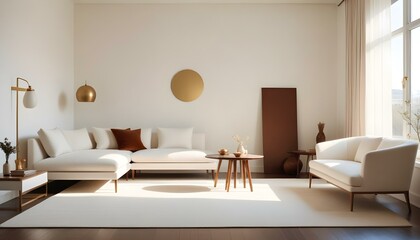 Fototapeta premium Photo interior modern design room 3d illustration