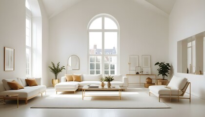 Photo interior modern design room 3d illustration