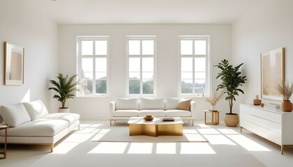 Fototapeta premium Photo interior modern design room 3d illustration