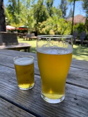 glasses of beer