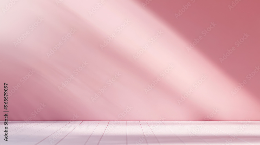 Poster a serene pink backdrop with soft light, ideal for photo shoots or design projects. perfect for creat