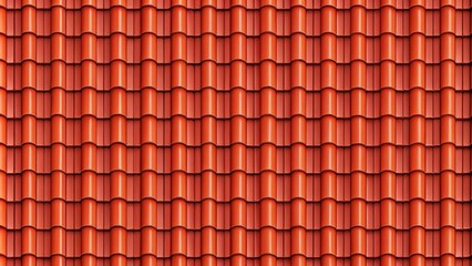A seamless tileable red roof tile pattern for architectural designs