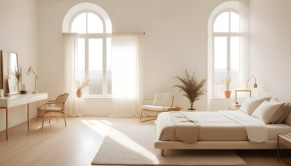 Fototapeta premium Photo interior modern design room 3d illustration