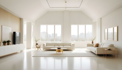 Photo interior modern design room 3d illustration