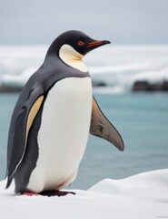 Fototapeta premium photo of a penguin